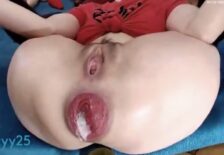 Kittyy25 insane anal prolapse